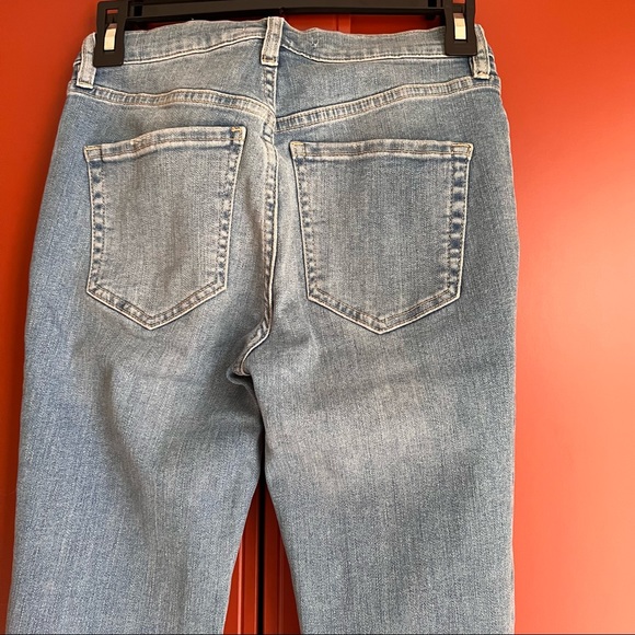 Free People Denim Great Heights Frayed Fringe Skinny Jeans - Picture 10 of 12